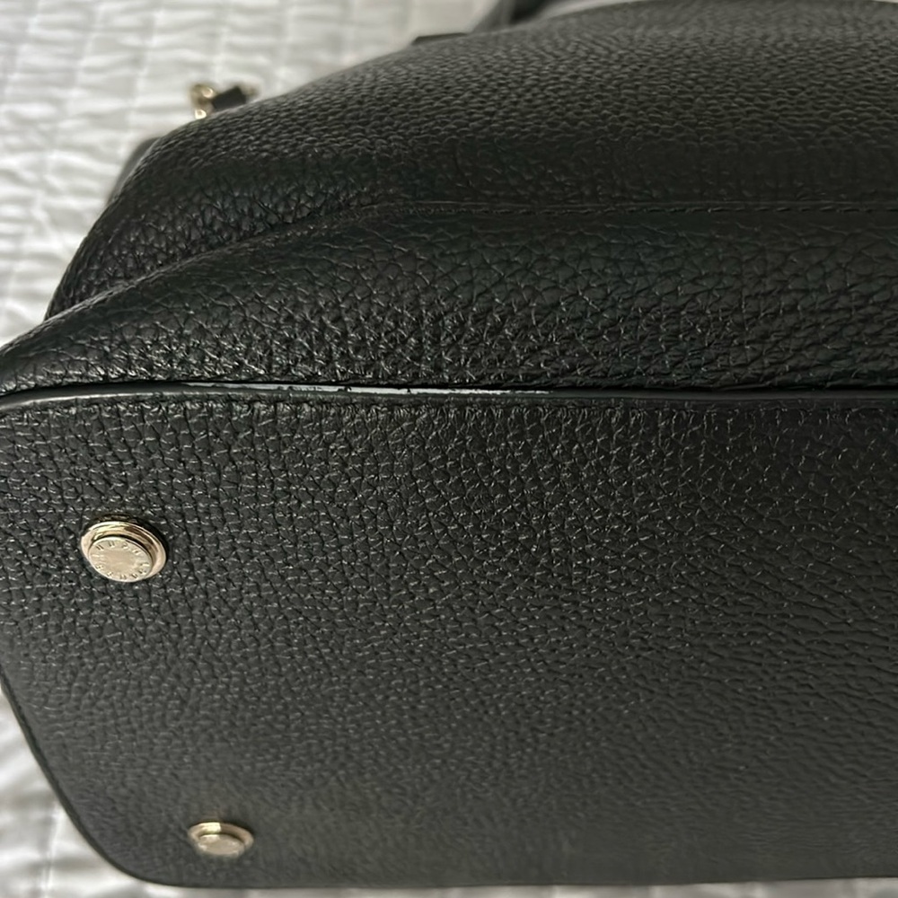 Henri Bendel Black Satchel Handbag - Picture 10 of 16